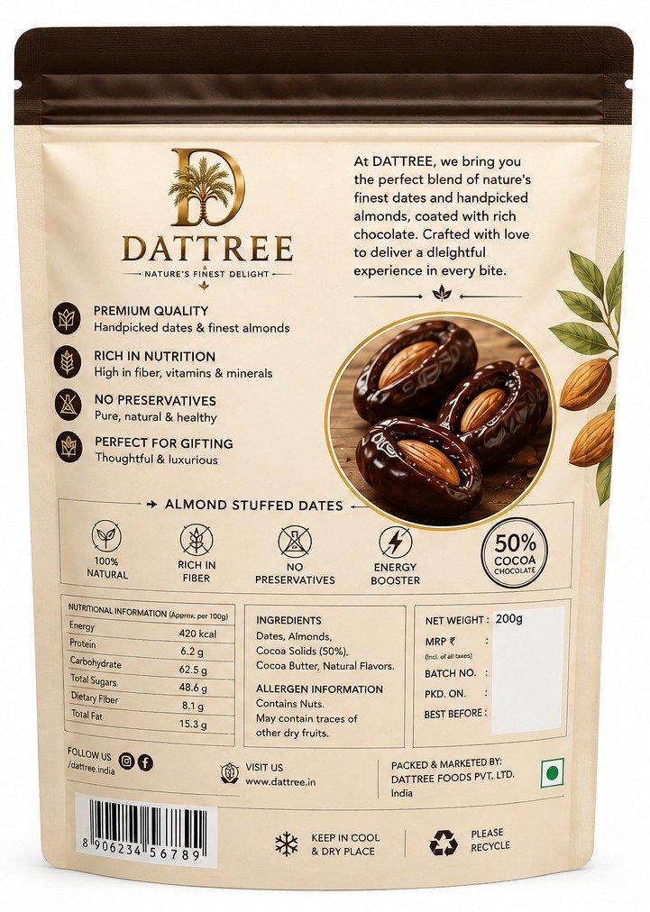 DATTREE Almond Stuffed Dates - Image 2